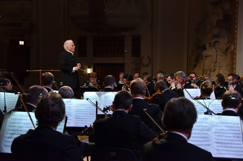 Daniel Barenboim a Wiener Philharmoniker, foto Zdeněk Chrapek